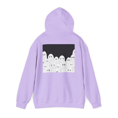 Painted Ghosts Pullover | Halloween Ghost Hoodie, Unisex Boo Sweatshirt, Spooky Gift for Fall, Cozy Halloween Apparel, Ghost Lover Hoodie, Perfect for Spooky Season