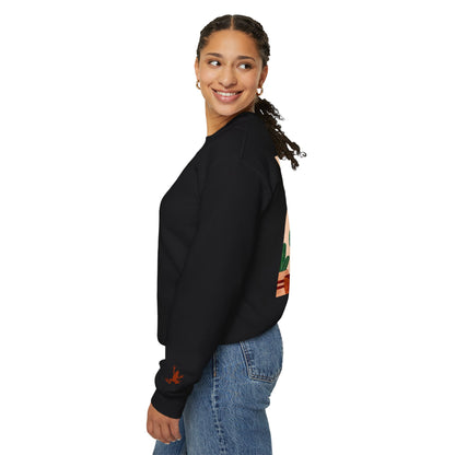Cactus Art Crewneck Sweatshirt - Cozy unisex pullover, perfect for plant lovers, everyday wear, gifts for him/her, and casual outings