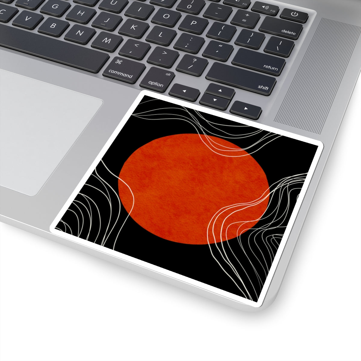 Bold Abstract Sun Kiss-Cut Stickers | Laptop, Water Bottle, Journal Decor | Modern Art Vibe, great for gifting & personalizing