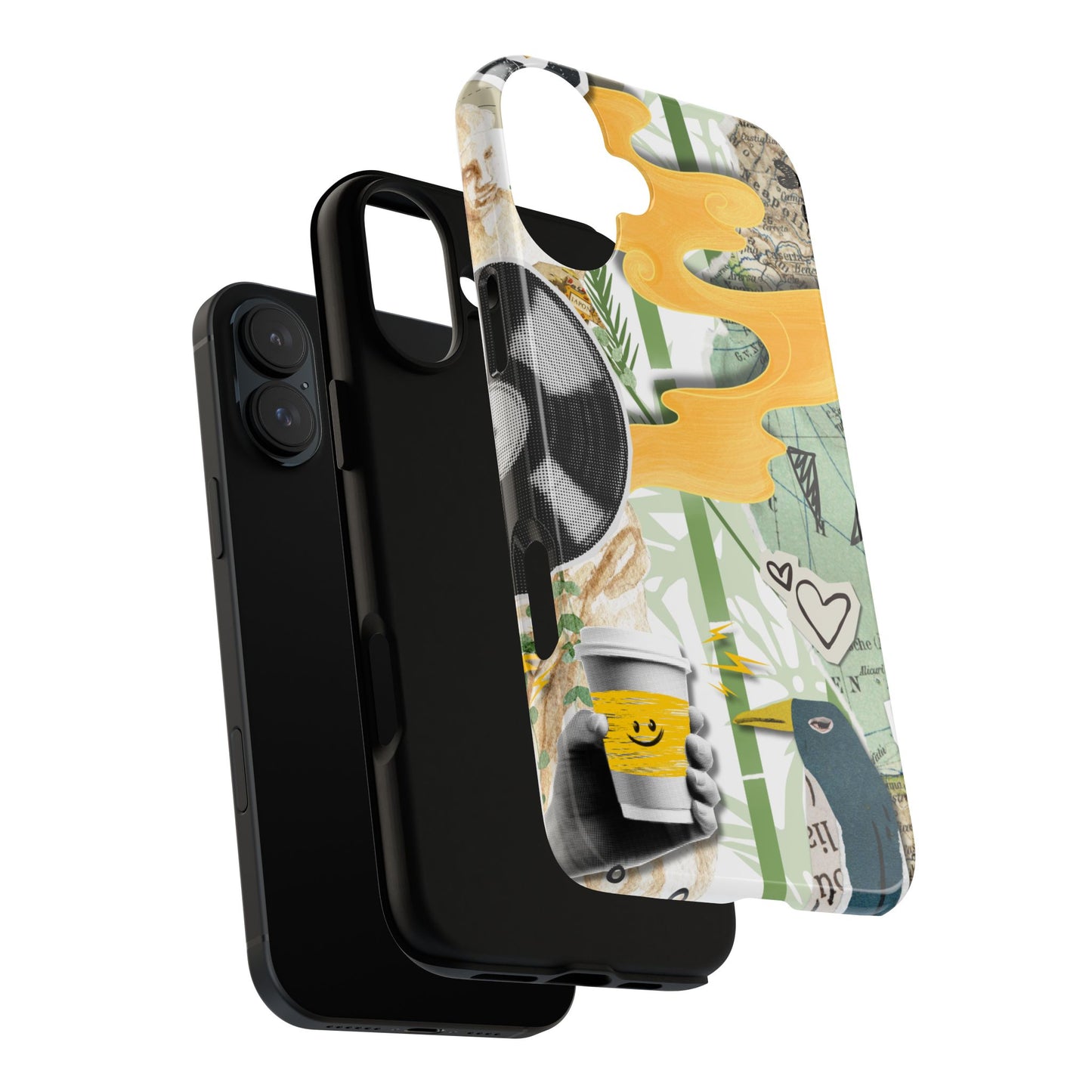 Artistic Phone Case, Unique Cell Phone Cover, Trendy Gifts for Music Lovers, Eco-Friendly Phone Accessory, Stylish Tech Gifts, Cool Cases, Unique Phone Cases