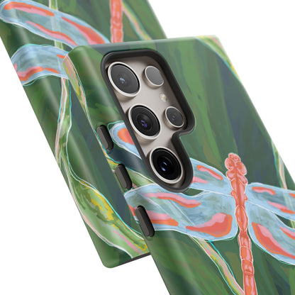 Dragonfly Phone Case, Tough Cases for Nature Lovers, Unique Phone Cover, Eco-Friendly Gift, Colorful Protection