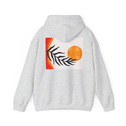 Lotus and Sunset Unisex Hoodie - Cozy Gift for Mindfulness, Meditation, or Nature Lovers, Perfect for Fall and Winter