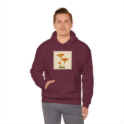 Botanical Print Hoodie, Cozy Sweatshirt, Nature Lover Gift, Comfortable Casual Wear, Fall Fashion, Unisex Hoodie, Comfy Mushroom Hoodie, Nature Vibes, Perfect for Fall