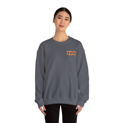 Funky Snake Unisex Crewneck Sweatshirt, Cozy Apparel, Unique Gift, Snake Art, Relaxed Style, Perfect for Casual Outings
