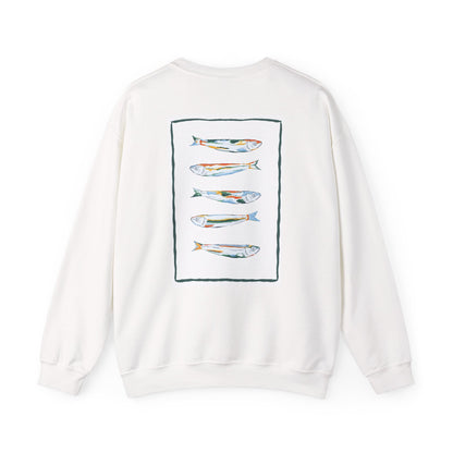 Funky Fish Crewneck Sweatshirt - Zen Frog Cozy & Calm Vibes for All, Perfect Gift for Nature Lovers, Relaxation, and Casual Wear
