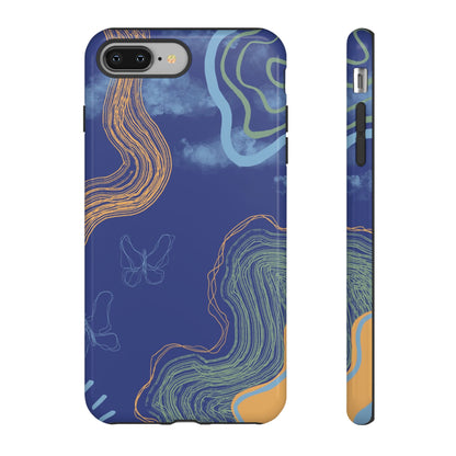 Artistic Phone Case, Abstract Phone Cover, Gift for Her, Modern Design, Boho Phone Case, Unique Phone Accessories