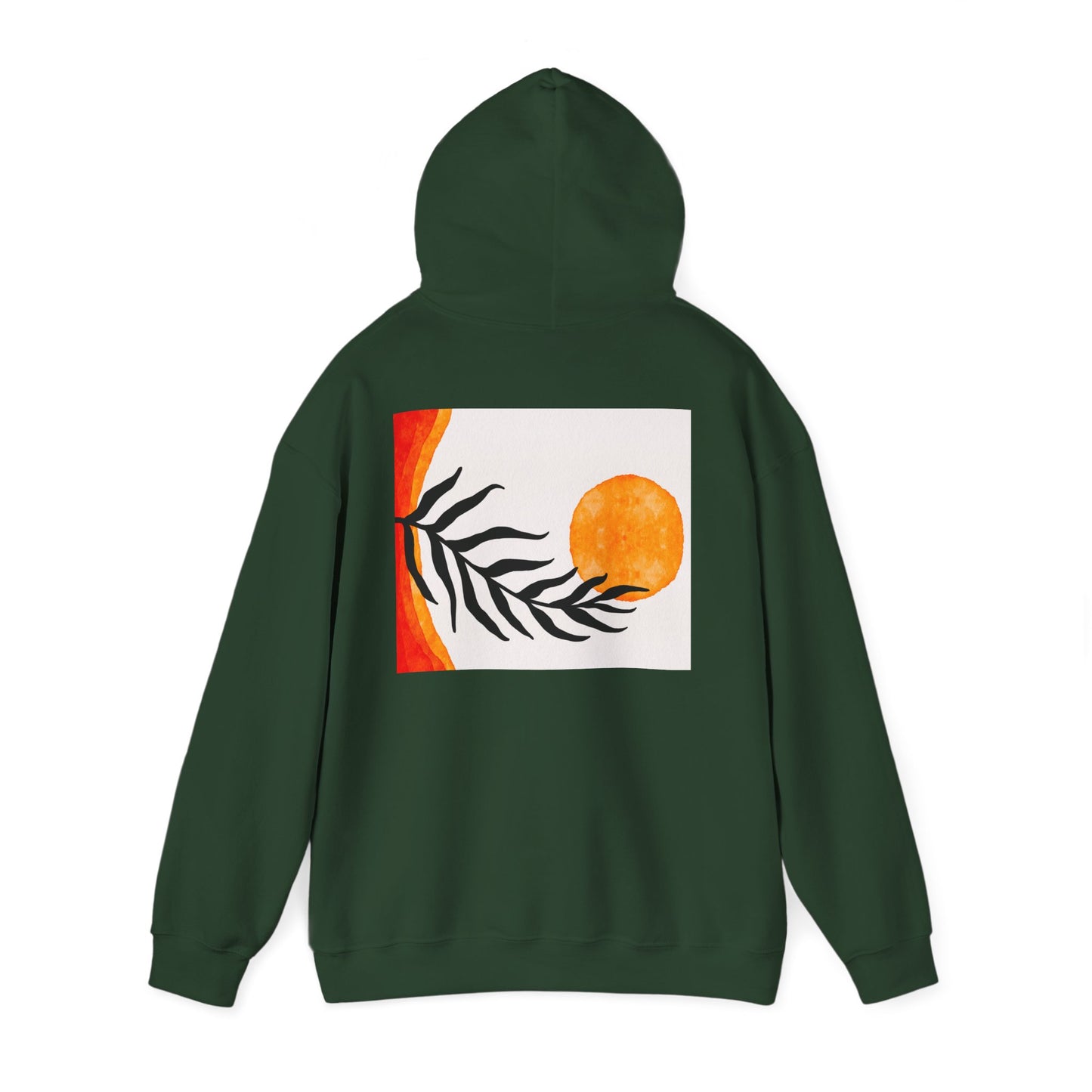 Lotus and Sunset Unisex Hoodie - Cozy Gift for Mindfulness, Meditation, or Nature Lovers, Perfect for Fall and Winter