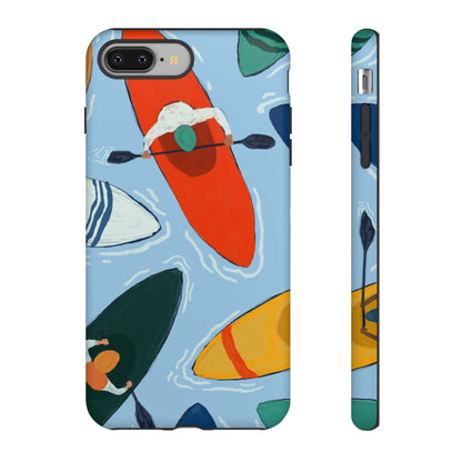 Kayak Phone Case - Tough Cases for Outdoor Enthusiasts, Birthday Gifts, Adventure Gear, Kayaking Accessories, Nature Lover Decor, Artsy Phone Cases