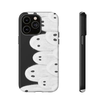Painted Ghosts Phone Case | Ghostly Tough Phone Case for Spooky Style, Halloween Gift, Phone Cover, Ghost Theme, Unique Accessory, Spooky Season, Viral Painted Ghosts Inspired Design