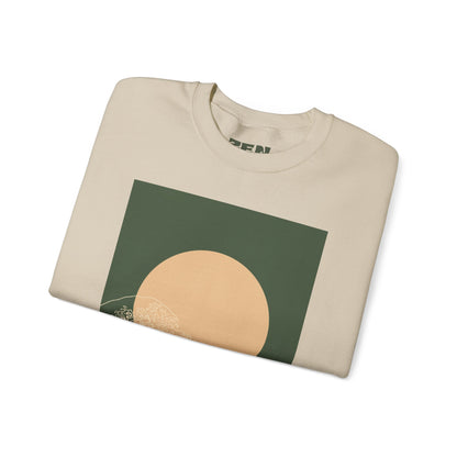 Nature-Inspired Unisex Crewneck Sweatshirt, Cozy Casual Wear, Gift for Outdoor Lovers, Perfect for Fall and Winter