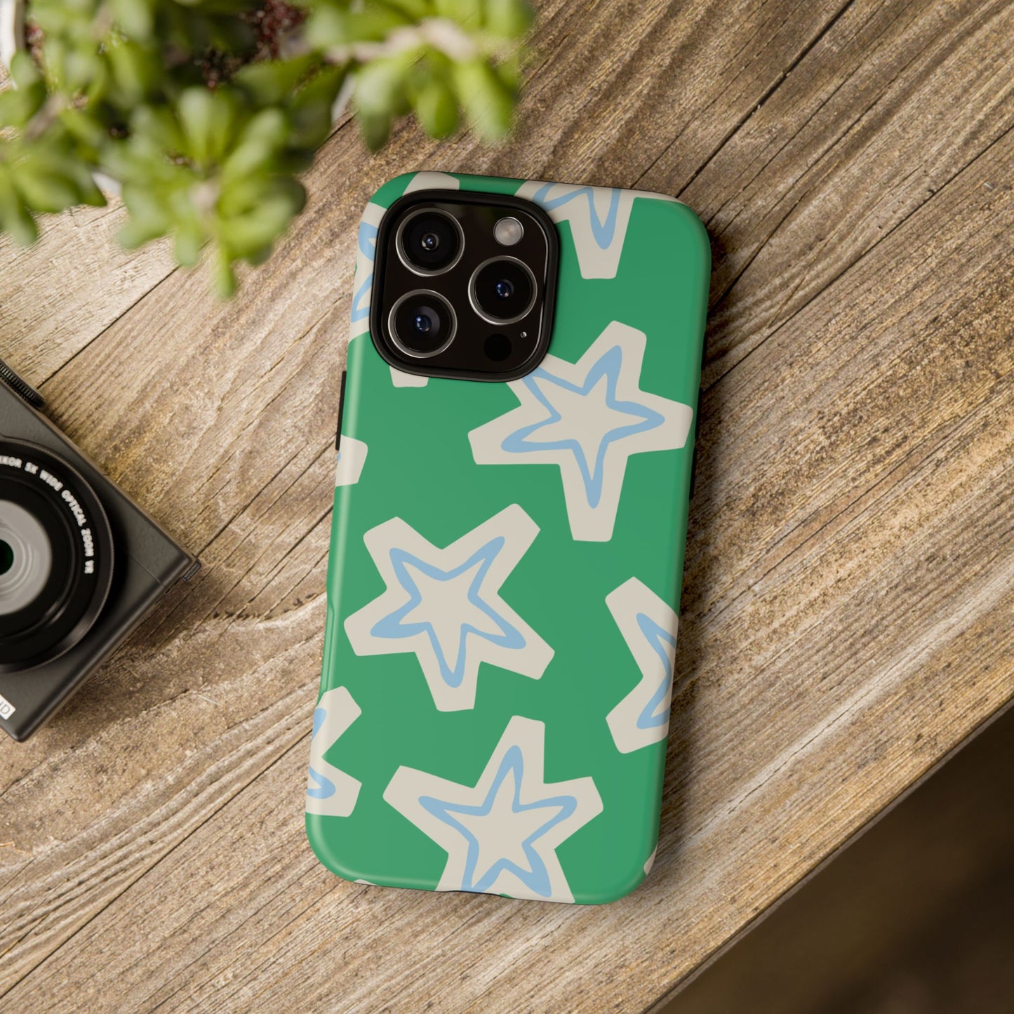 Retro Star Pattern Phone Case | Tough Cases, Colorful Cover for Phones, Phone Accessories, Gift for Her, Trendy Cases