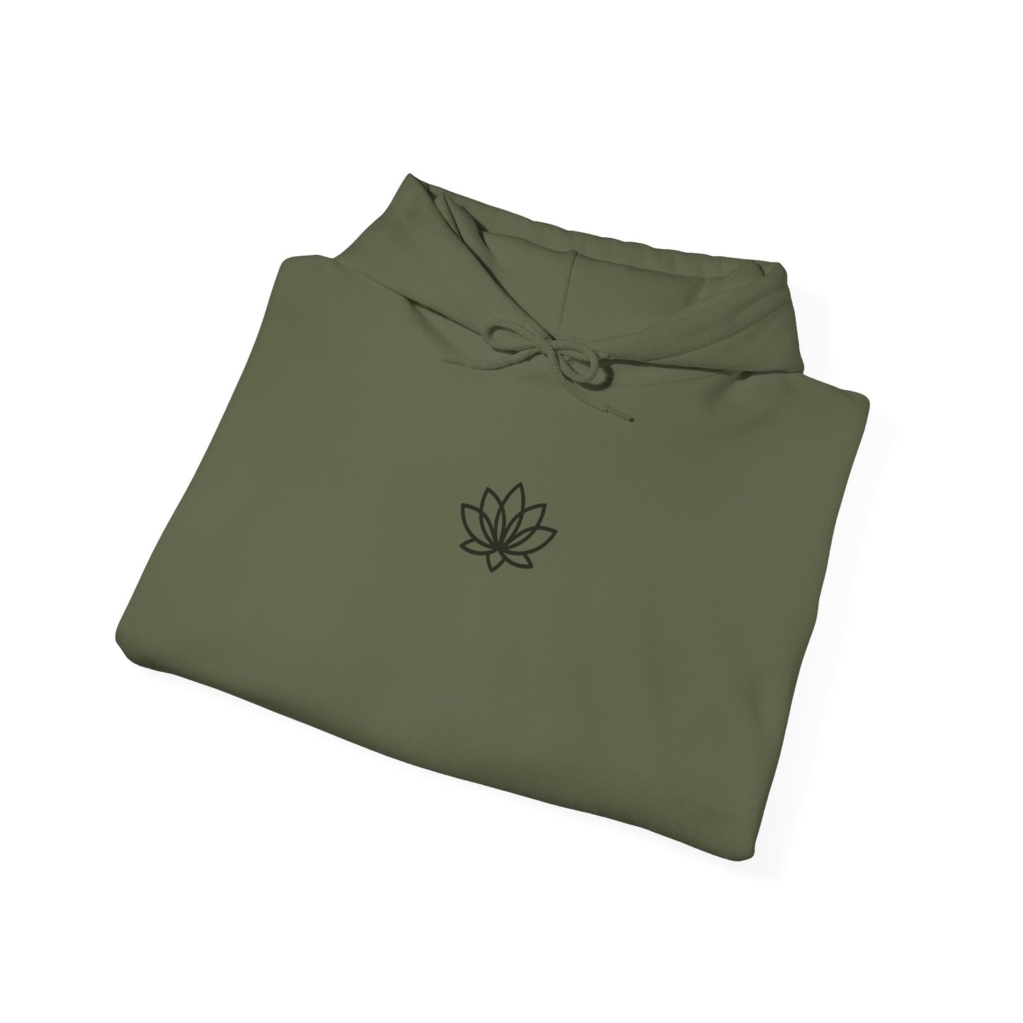 Lotus & Sun Graphic Hoodie - Cozy Unisex Sweatshirt, Trendy Casual Wear, Yoga Gift, Inspirational Apparel, Relaxed Style