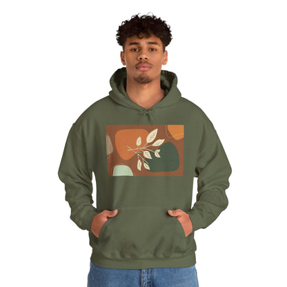 Botanical Design Unisex Hoodie, Cozy Sweatshirt for Nature Lovers, Gift for Friends, Autumn Fashion, Comfortable Casual Wear