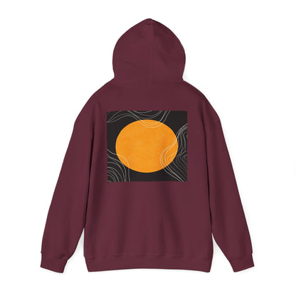 Lotus Sunshine Unisex Hoodie, Cozy Sweatshirt for Relaxation, Nature Lovers Gift, Everyday Comfort, Inspirational Outfit, Gift for Him, Gift for Her, Abstract Crewneck