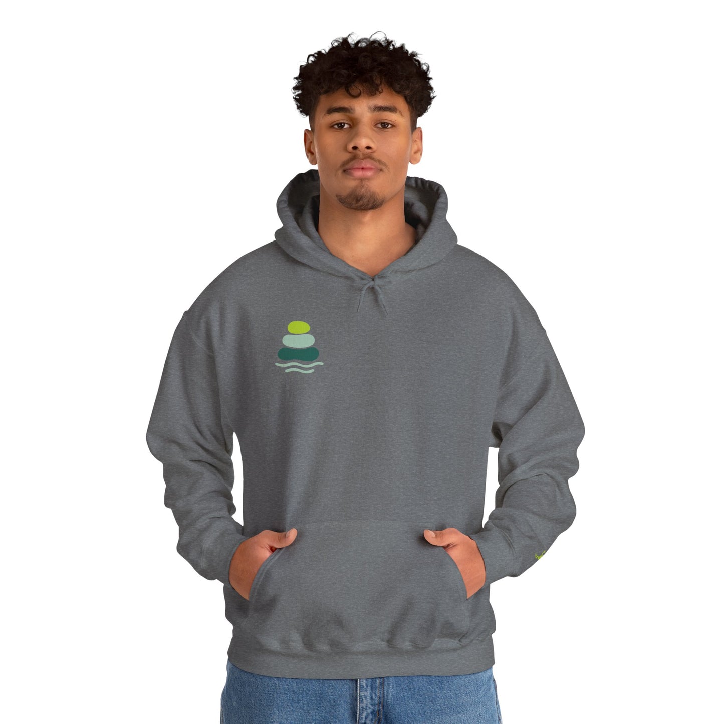 Nature-Inspired Unisex Hooded Sweatshirt, Comfortable Pullover, Casual Clothing, Eco-Friendly Gift, Chill Vibe Hoodie, Relaxing Outfit