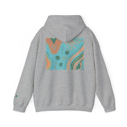 Chic Abstract Art Hoodie for Comfort & Style, Unisex Pullover, Cozy Sweatshirt, Trendy Gift for Art Lovers, Casual Outfit Must-Have