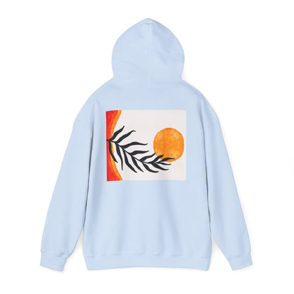 Lotus and Sunset Unisex Hoodie - Cozy Gift for Mindfulness, Meditation, or Nature Lovers, Perfect for Fall and Winter
