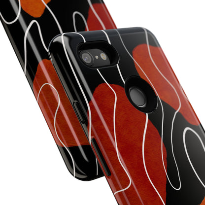 Stylish Phone Case with Abstract Design, Tough Cases for Modern Life, Trendy Phone Accessory, Unique Gift Idea, Holiday Present