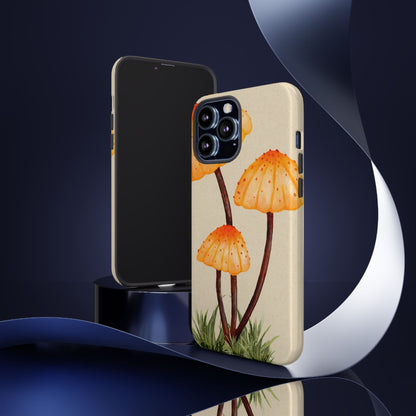 Mushroom Phone Case, Tough Cases for Nature Lovers, Unique Phone Covers, Gifts for Eco Enthusiasts, Fun Protective Cases