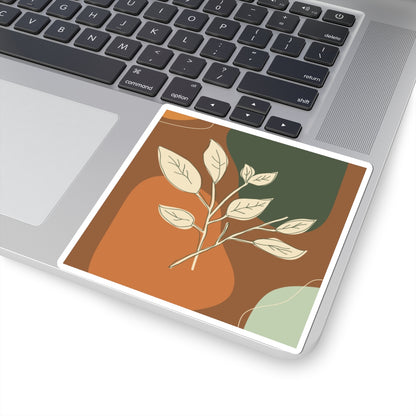 Nature-Inspired Kiss-Cut Stickers for Aesthetic Decor, Perfect for Journals, Laptops, Water Bottles, Gifts, and Plant Lovers