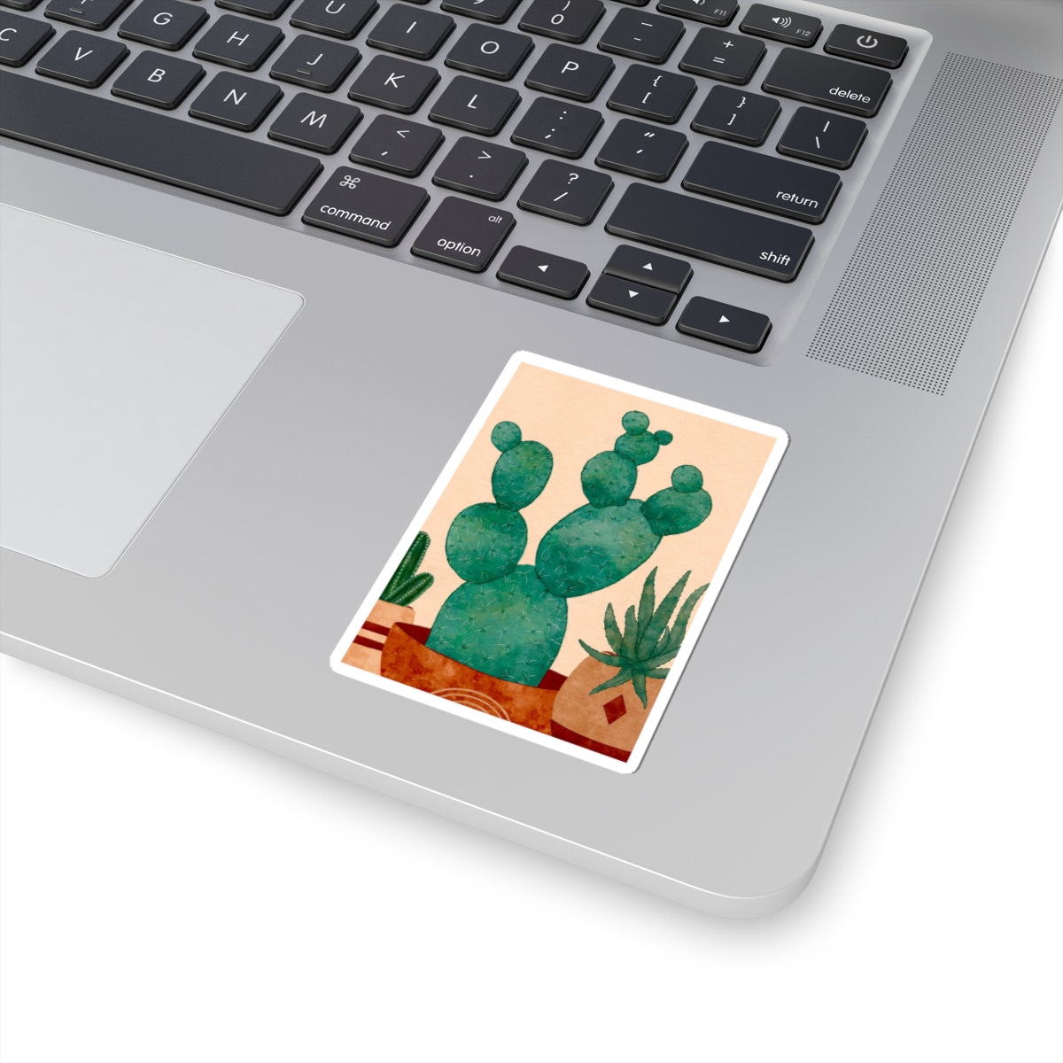 Whimsical Cactus Stickers, Cute Plant Decor, Laptop Stickers, Nature Lover Gifts, Boho Home Aesthetic