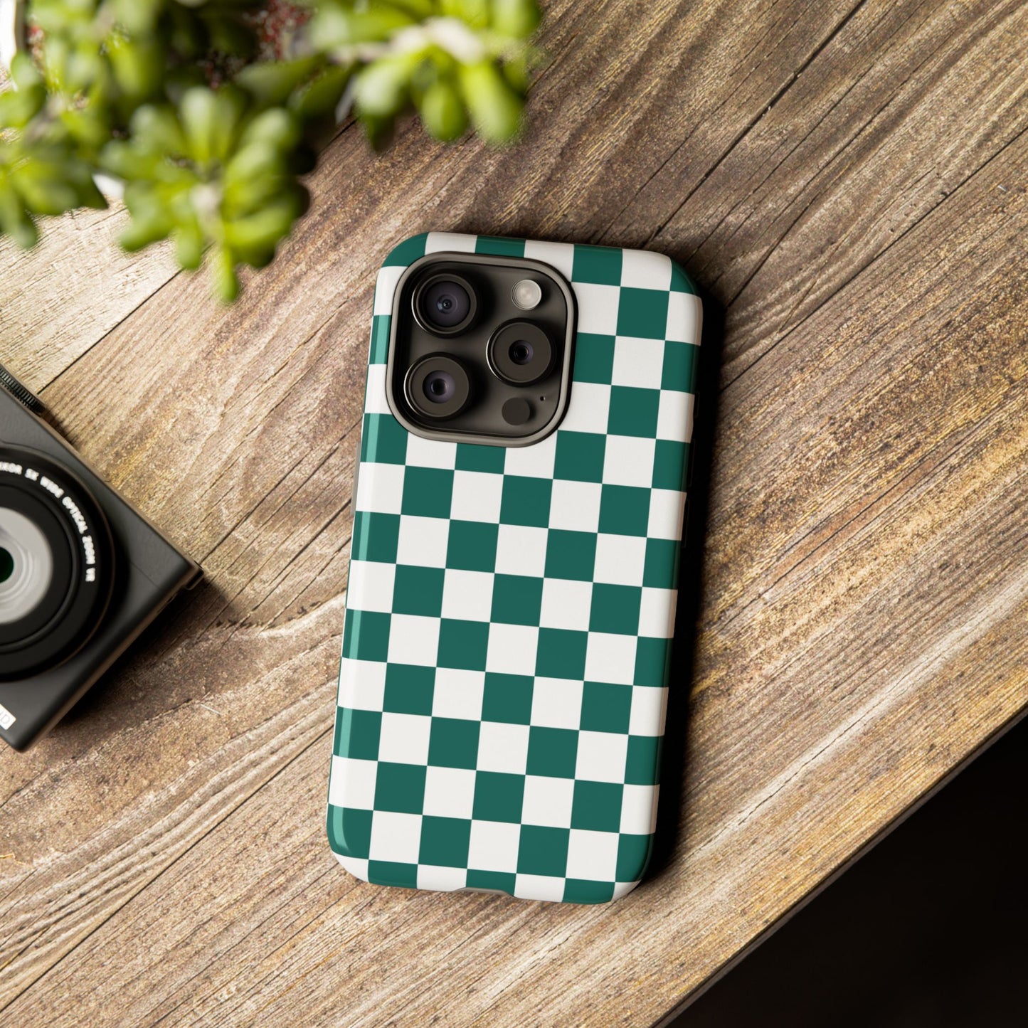 Stylish Checkered Phone Case, Protective Cover, Unique Gift, Trendy Accessory, Customizable Design, Ideal for All Ages