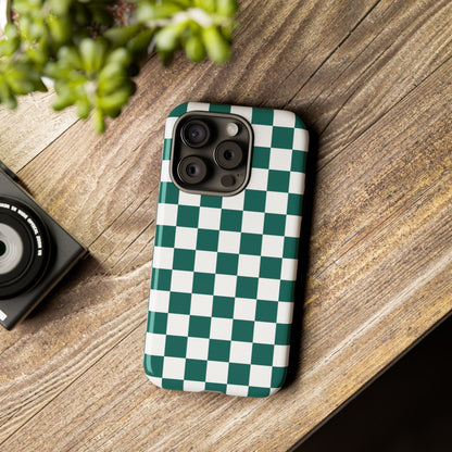 Stylish Checkered Phone Case, Protective Cover, Unique Gift, Trendy Accessory, Customizable Design, Ideal for All Ages
