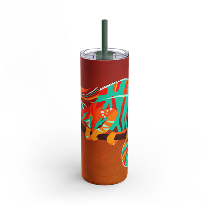 Colorful Animal Print Tumbler, 20oz, Eco-Friendly Travel Mug, Unique Gift for Wildlife Lovers, Party or Everyday Use, Stylish Drinkware