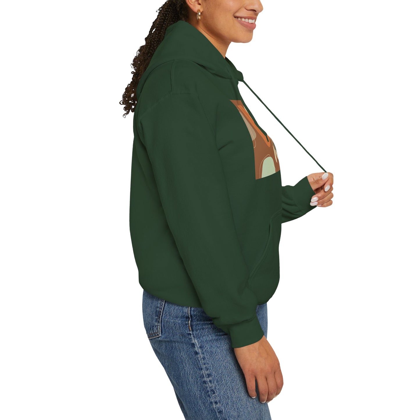 Botanical Design Unisex Hoodie, Cozy Sweatshirt for Nature Lovers, Gift for Friends, Autumn Fashion, Comfortable Casual Wear