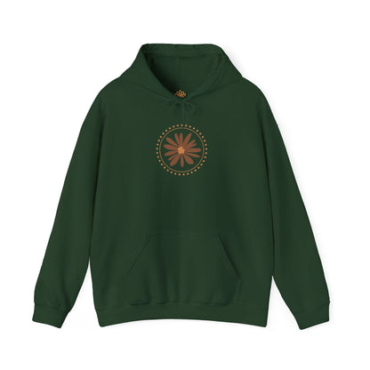 Chic Flower Design Unisex Hoodie, Cozy Sweatshirt, Trendy Gift for Her, Fall Fashion, Casual Comfort Wear