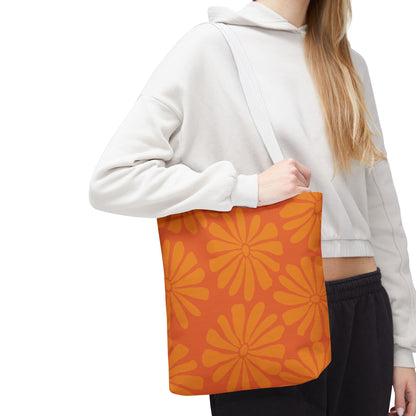 Vibrant Floral Tote Bag - Fun, Stylish, Versatile for Everyday Use, Beach, Shopping, Gifts, Travel