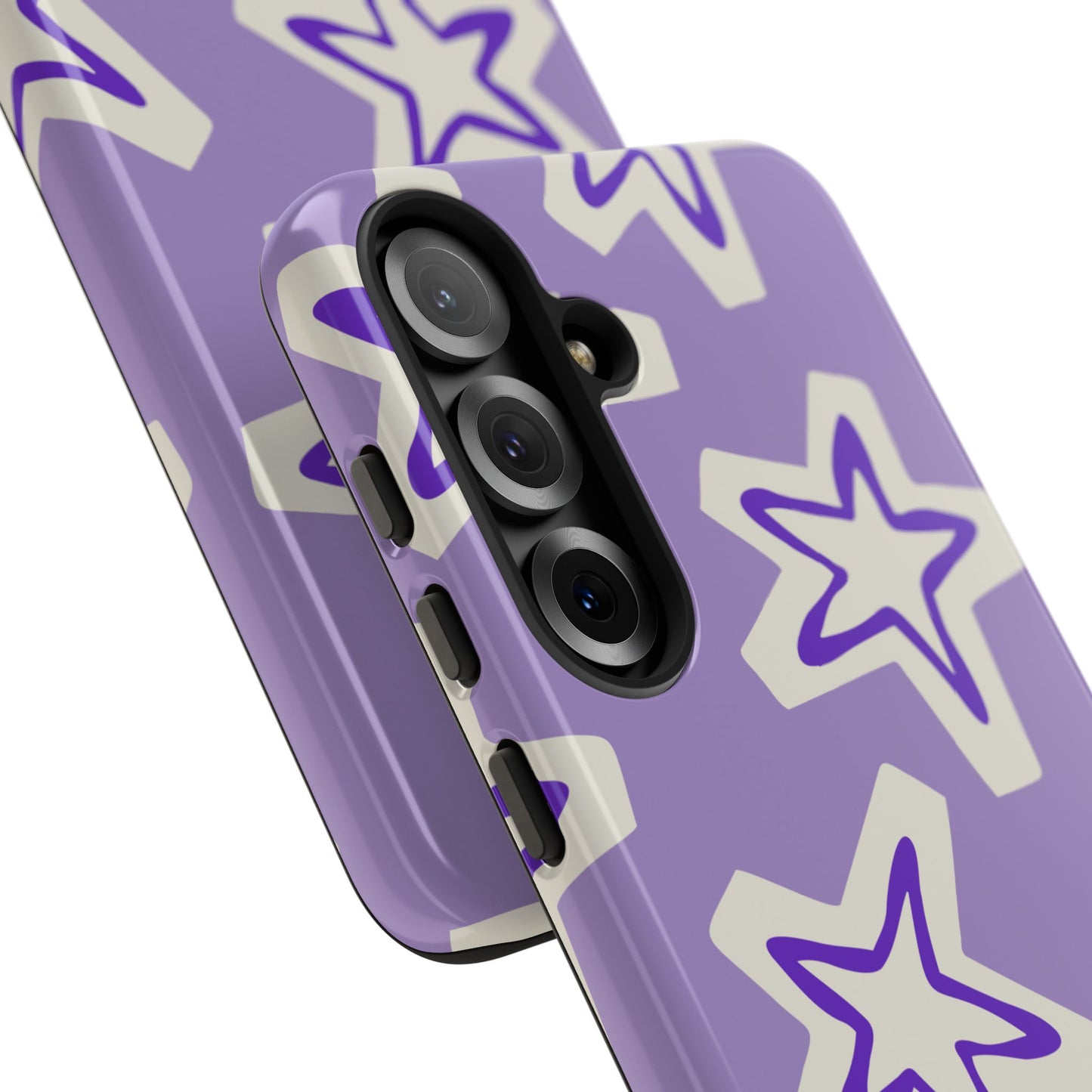 Starry Pattern Phone Case, Cute Star Design, Tough Phone Cover, Gifts for Her, Stylish Phone Accessory