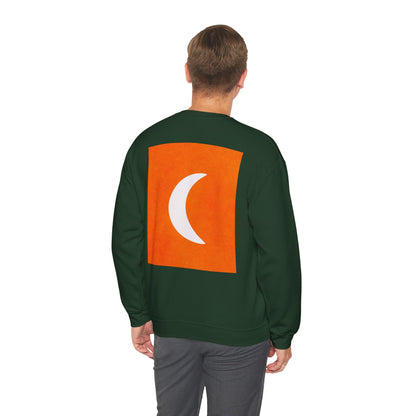 Zen Frog Crewneck Sweatshirt, Cozy Unisex Sweatshirt, Relaxed Fit Fashion, Perfect Gift for Friends, Everyday Style, Casual Wear, Simple Moon Design, Gift for Him, Gift for Her