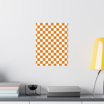 Matte Vertical Checkered Posters, Home Decor, Wall Art, Room Decor, Gift for Her, Modern Aesthetic, Art Print
