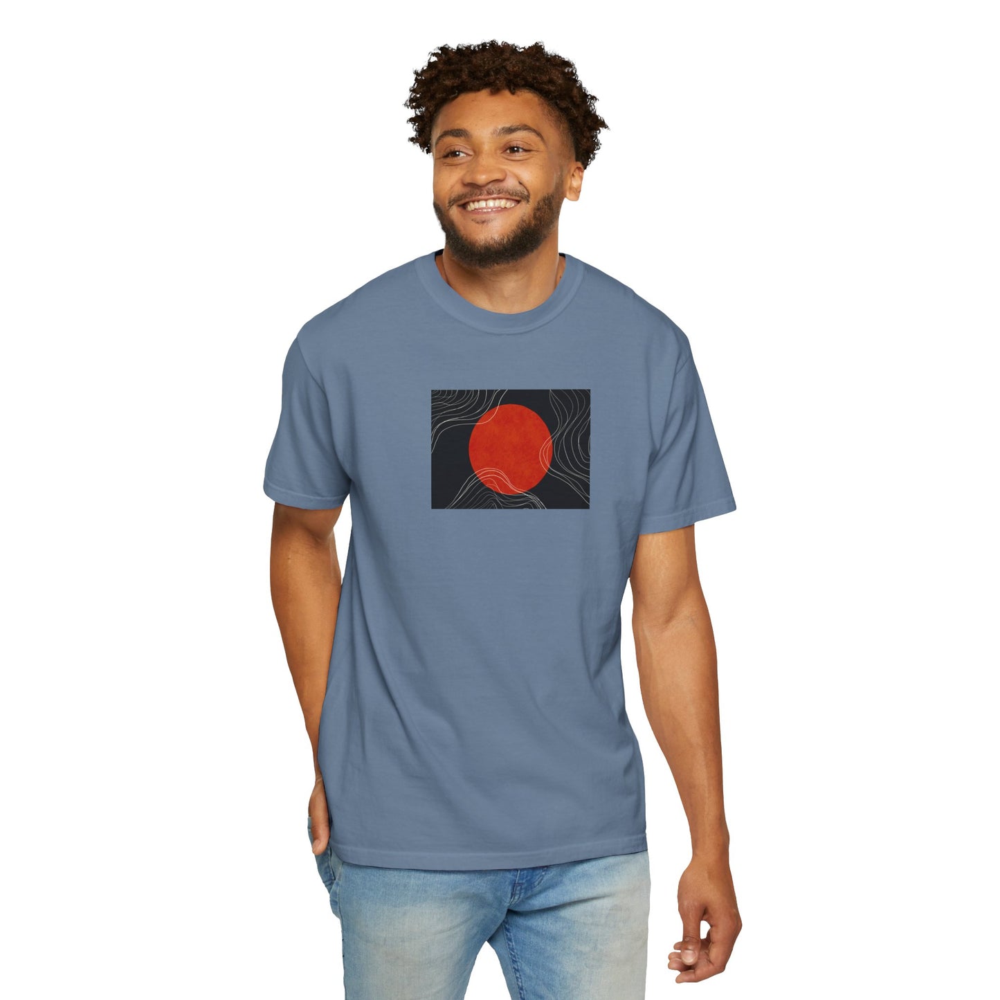 Sunset Vibes Unisex T-Shirt, Casual Summer Tee, Bohemian Shirt, Gift for Art Lovers, Men's and Women's Fashion