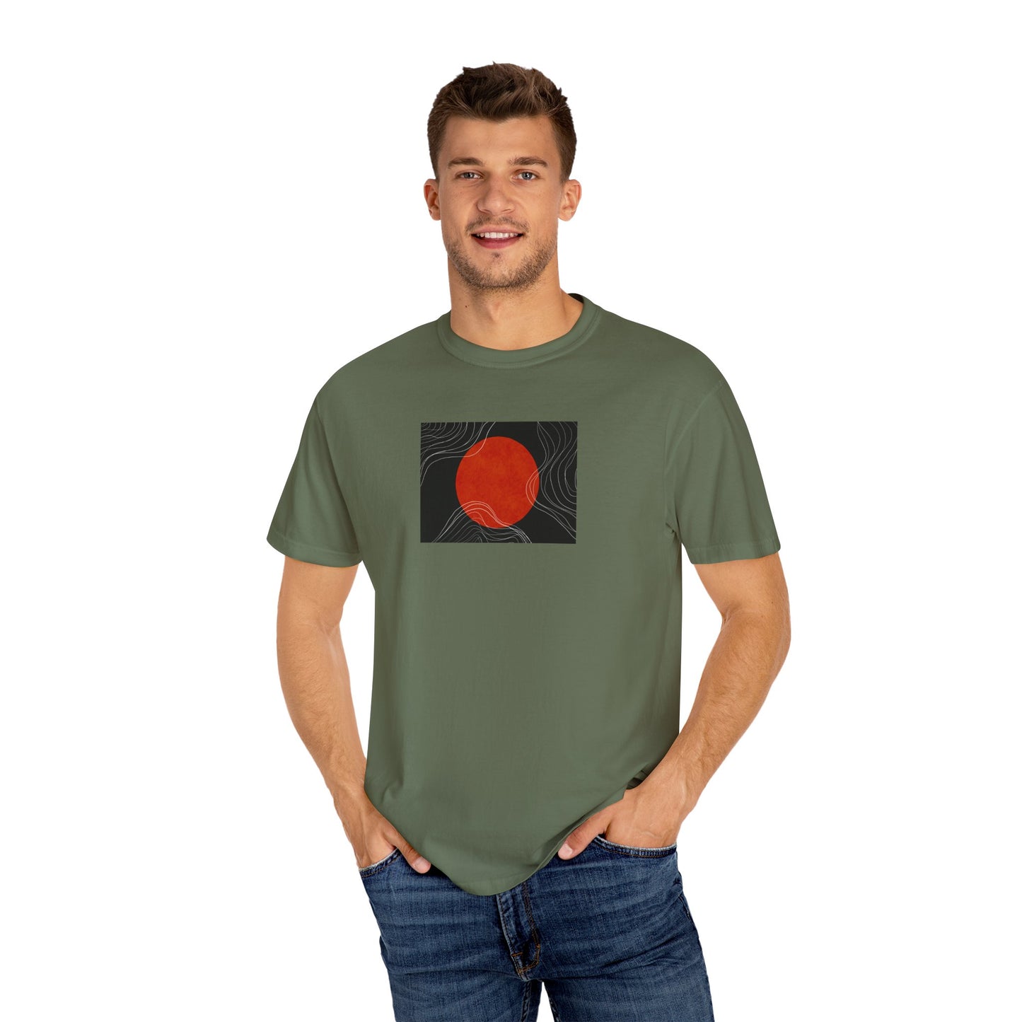 Sunset Vibes Unisex T-Shirt, Casual Summer Tee, Bohemian Shirt, Gift for Art Lovers, Men's and Women's Fashion