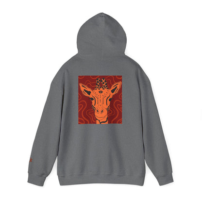 Artistic Giraffe Hoodie - Cozy Unisex Sweatshirt for Animal Lovers, Unique Gift for Birthdays, Holidays, & Casual Wear
