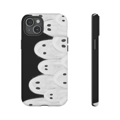 Painted Ghosts Phone Case | Ghostly Tough Phone Case for Spooky Style, Halloween Gift, Phone Cover, Ghost Theme, Unique Accessory, Spooky Season, Viral Painted Ghosts Inspired Design