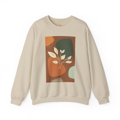 Botanical Print Crewneck Sweatshirt | Cozy Unisex Sweatshirt, Fall Fashion, Casual Wear, Gift for Her, Botanical Art