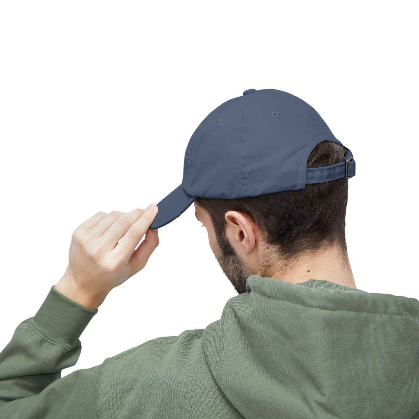 Relaxed Unisex Distressed Cap with Peaceful Stone Design, Casual Hat for Nature Lovers, Summer Accessory, Gift for Her/Him, Outdoor Wear, Serene, Mindfulness Gifts