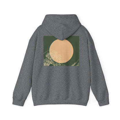 Zen Frog Unisex Hoodie | Relaxed Fashion, Cozy Sweatshirt, Unique Gift, Chill Vibes, Spring and Summer Style