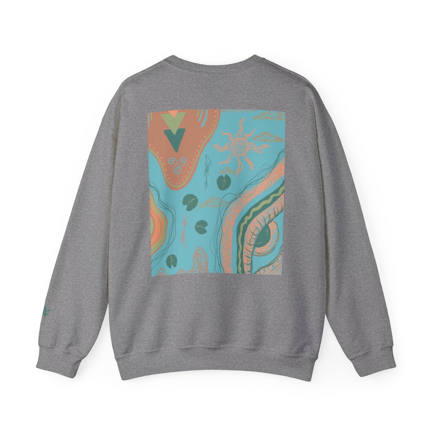 Bohemian Crewneck Sweatshirt, Cozy Sweatshirt for Art Lovers, Unique Graphic Apparel, Perfect Gift for Everyday Wear, Trendy Fashion Hoodie