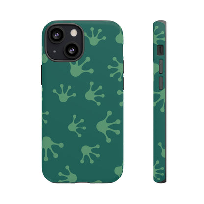 Frog Print Phone Case, Nature Lover Gift, Eco-Friendly Cover, Fun Green Design, Unique Frog Accessories