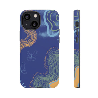 Artistic Phone Case, Abstract Phone Cover, Gift for Her, Modern Design, Boho Phone Case, Unique Phone Accessories