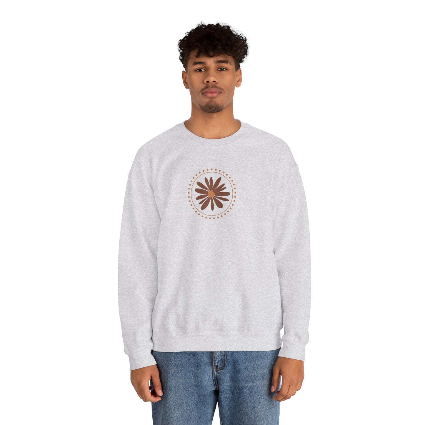 Floral Crewneck Sweatshirt, Cozy, Unisex, Gifts for Her, Casual Wear, Trendy Sweatshirt, Perfect for Fall