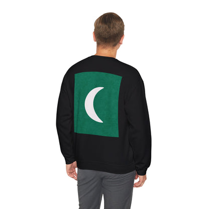 Zen Frog Crewneck Sweatshirt | Cozy Unisex Pullover for Relaxation, Ideal Gift for Nature Lovers, Perfect for Lounging and Casual Outings, Moon, Gift for Him, Gift for Her