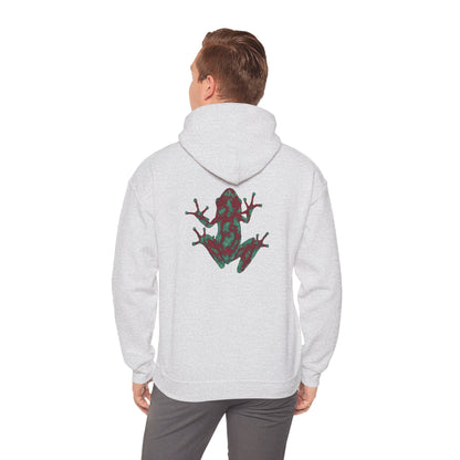 Zen Frog Unisex Hoodie, Cozy Sweatshirt, Relaxed Casual Wear, Unique Gift, Nature Lover Apparel