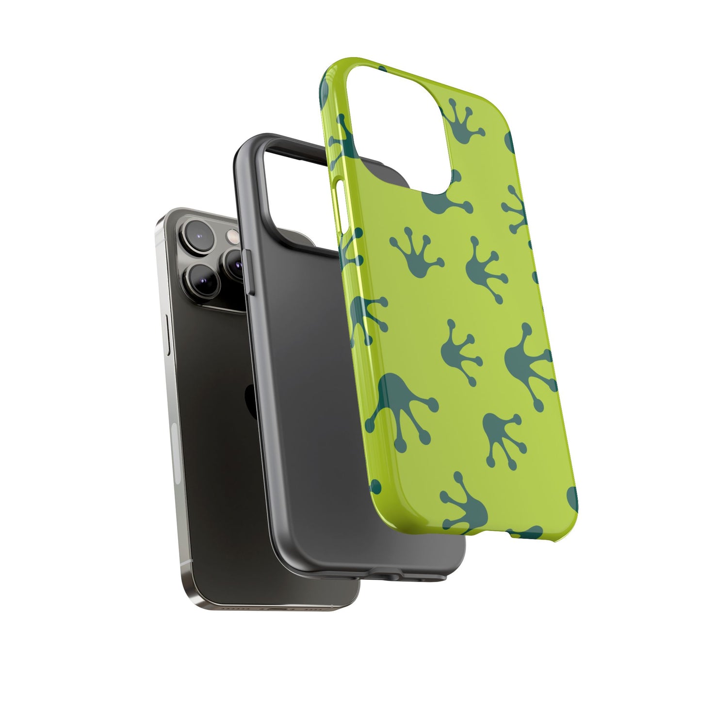 Frog Pattern Phone Case, Fun and Colorful Phone Cover, Durable Phone Protection, Gifts for Nature Lovers, Unique Accessory