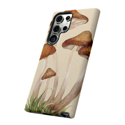 Mushroom Phone Case - Nature Lover, Eco-Friendly Gift, Cute Cell Phone Cover, Aesthetic Tech Accessory, Unique Fall Decor, Artsy Phone Cases, Cute, Gift for Her, Nature-inspired Designs, Durable Cases