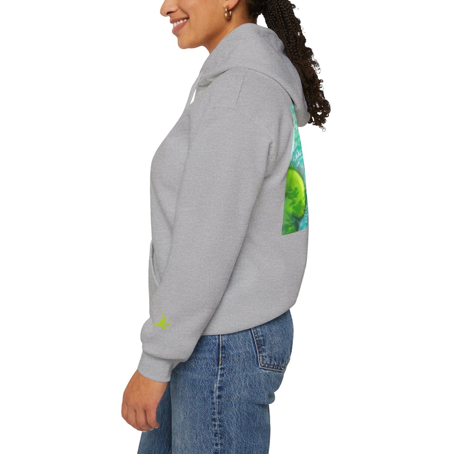 Nature-Inspired Unisex Hooded Sweatshirt, Comfortable Pullover, Casual Clothing, Eco-Friendly Gift, Chill Vibe Hoodie, Relaxing Outfit